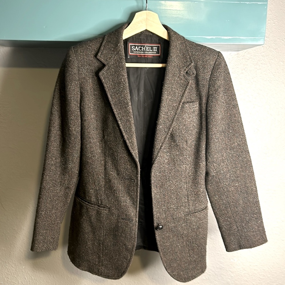 Vintage Sachel II tweed jacket